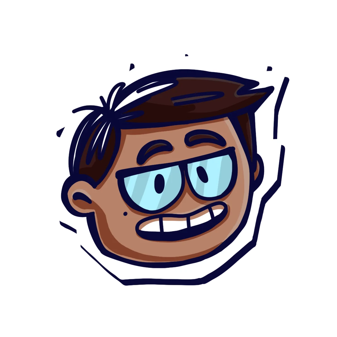 Animación de la cara de Manuel rotando
